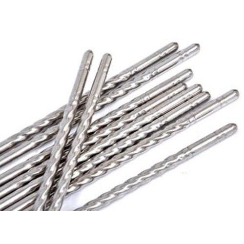 bộ 5 đôi đũa inox xoắn