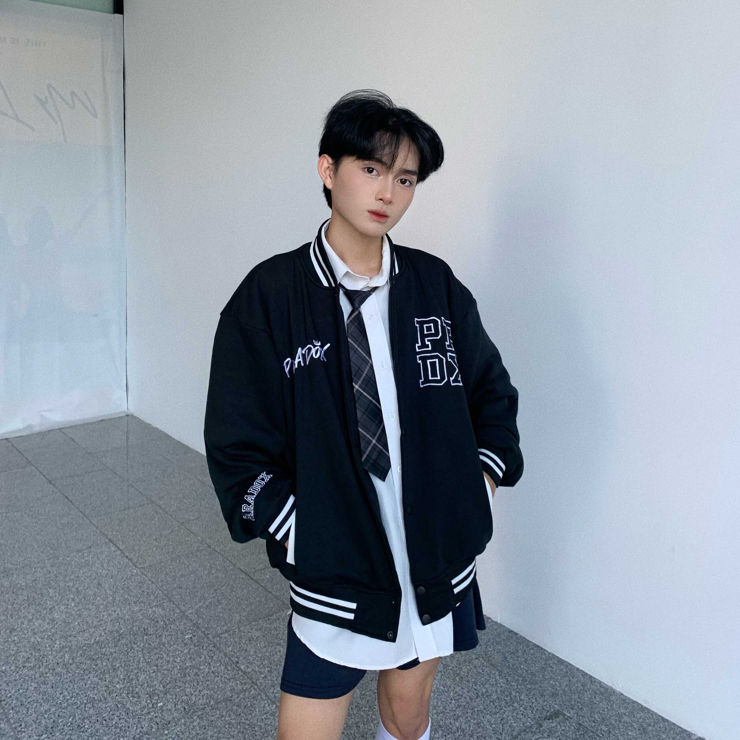 PARADOX Áo khoác SIGNATURE CROWN VARSITY JACKET