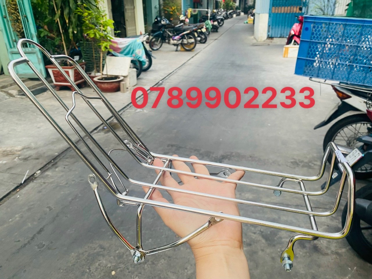 Baga bửng xe chaly inox