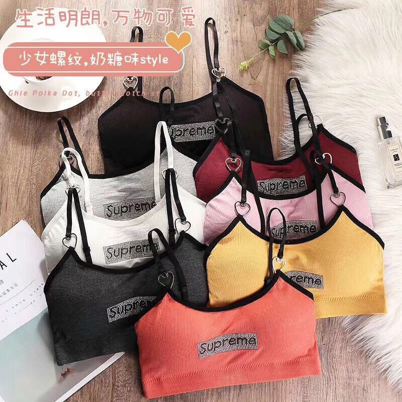 [HCM]Áo bra thể thao 2 dây chất dệt phù hợp tập Gym Yoga