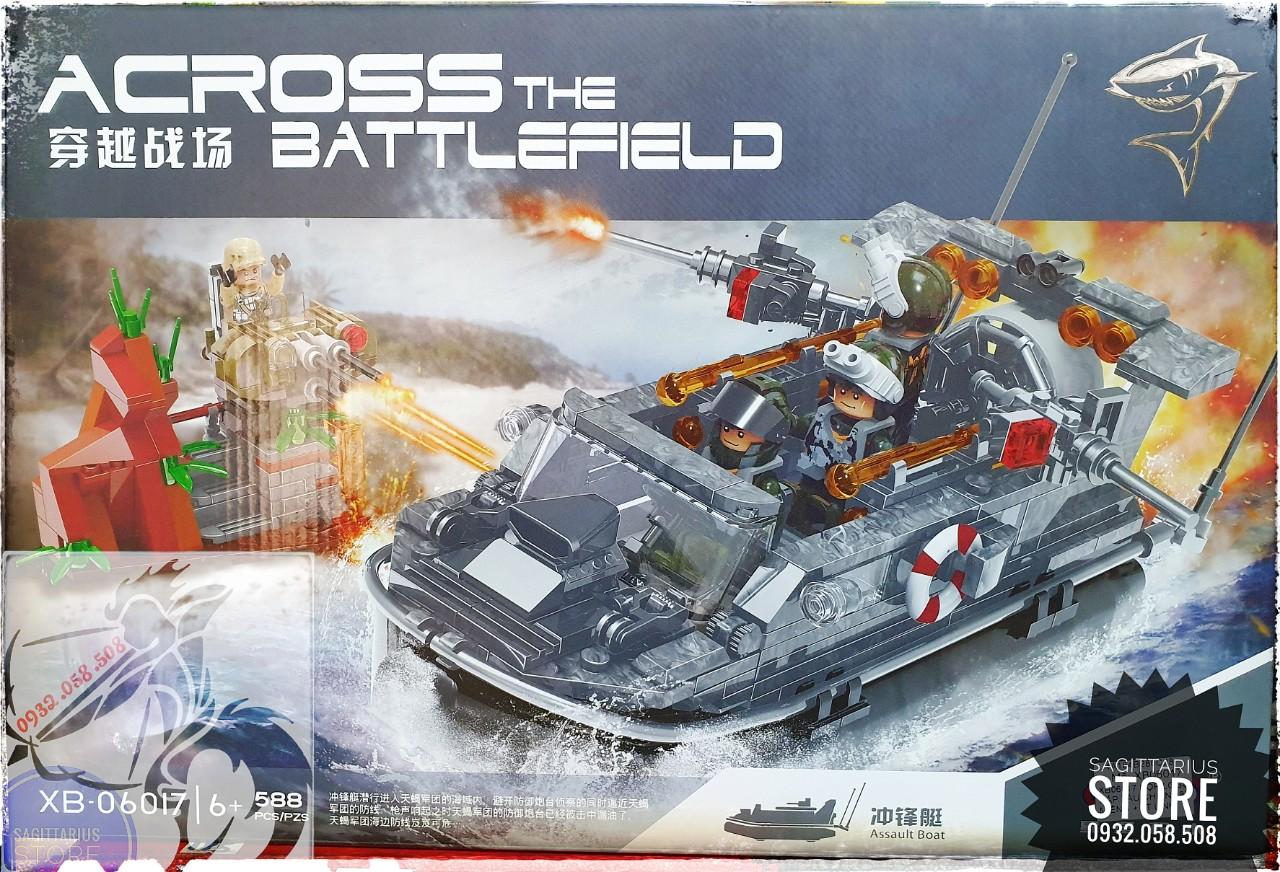 [HCM]Lego XingBao XB-06017 Lắp Ráp Tàu Chiến Quân Sự ( 588 Mảnh )