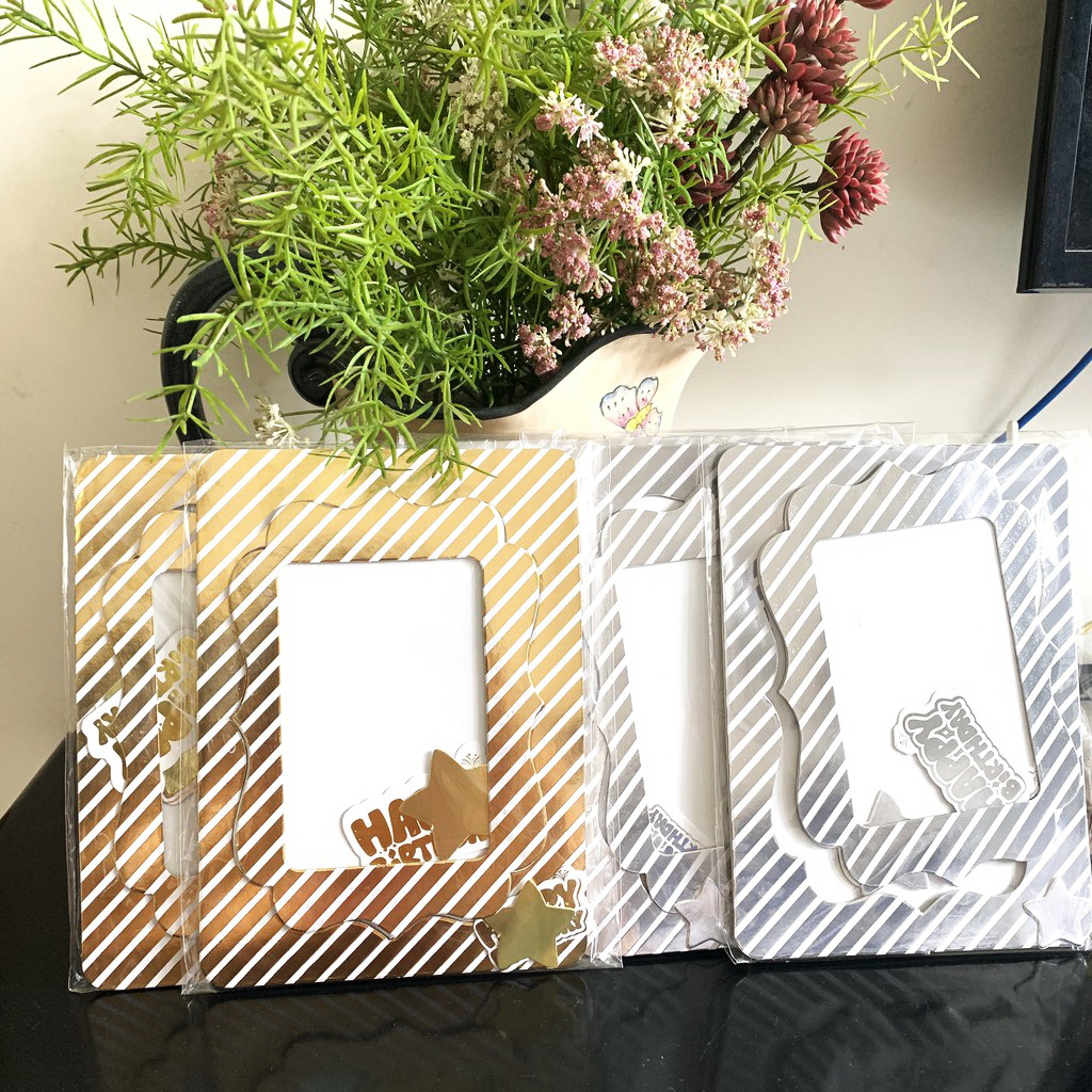 Set 2 khung ảnh để bàn tiệc sinh nhật