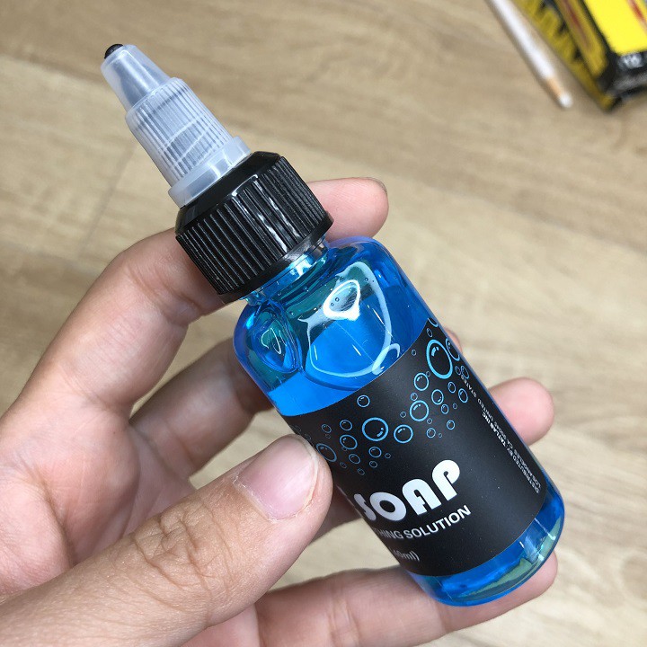 Nước Lau Mực Xăm Blue Soap 40ml
