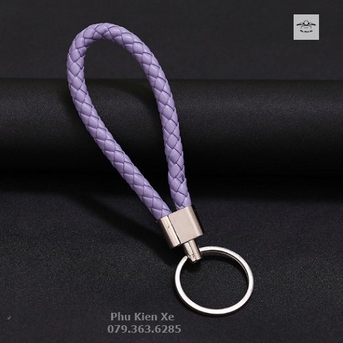 Móc Khóa Dây Bện Đa Màu Sắc Cho Xe Máy