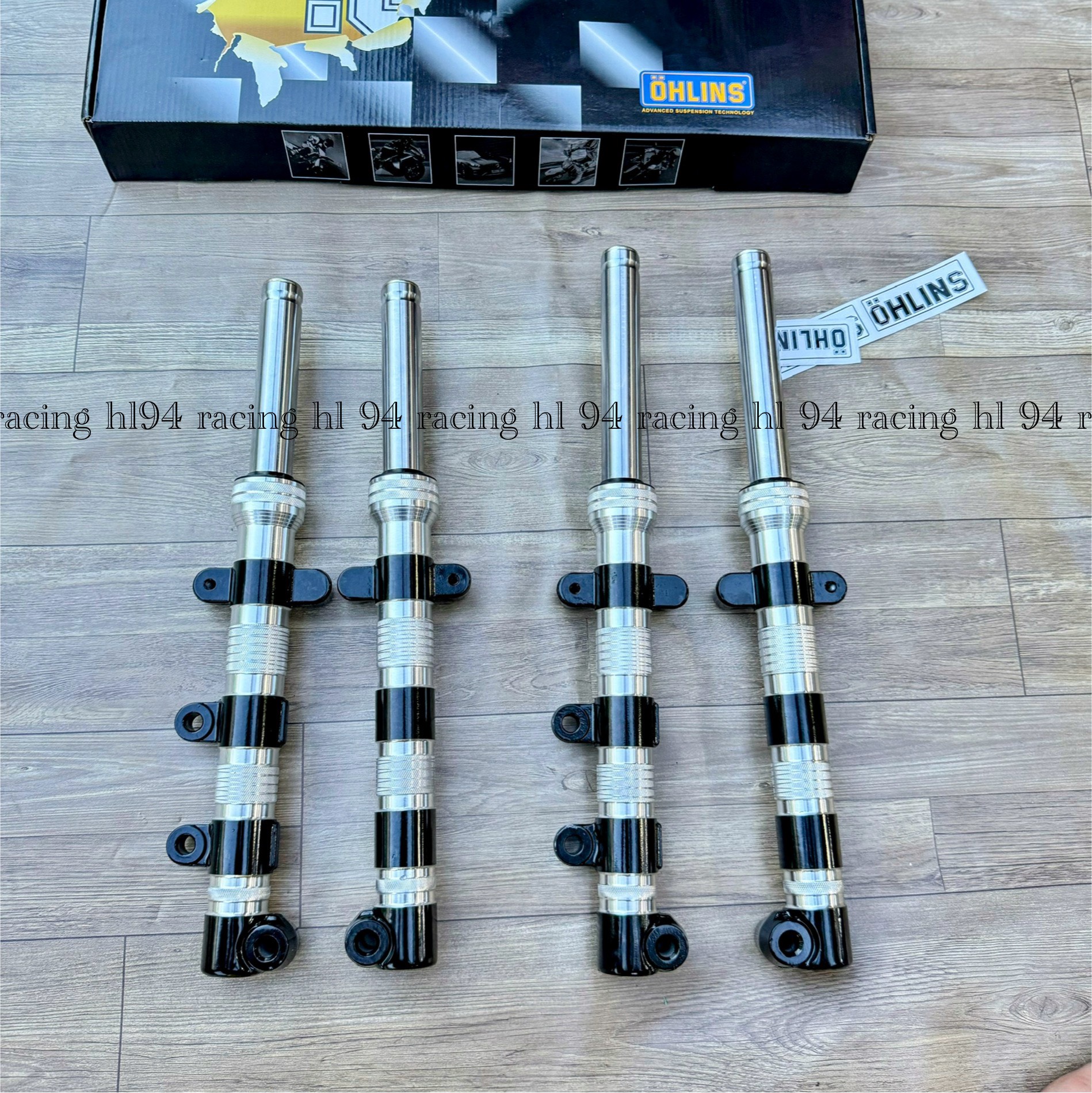 Phuộc phay DBR Exciter 150 Malaysia lắp đặt như zin