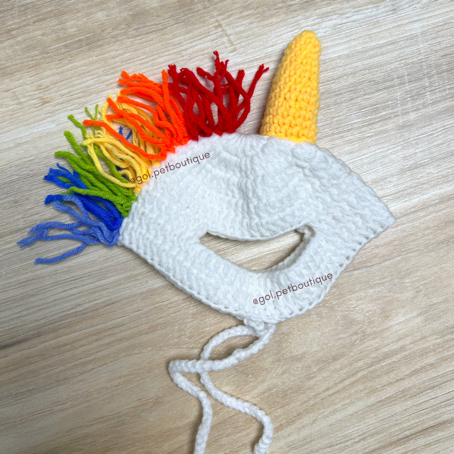 TẾT 2024 Mũ nón len unicorn đầu lân chó mèo thú cưng