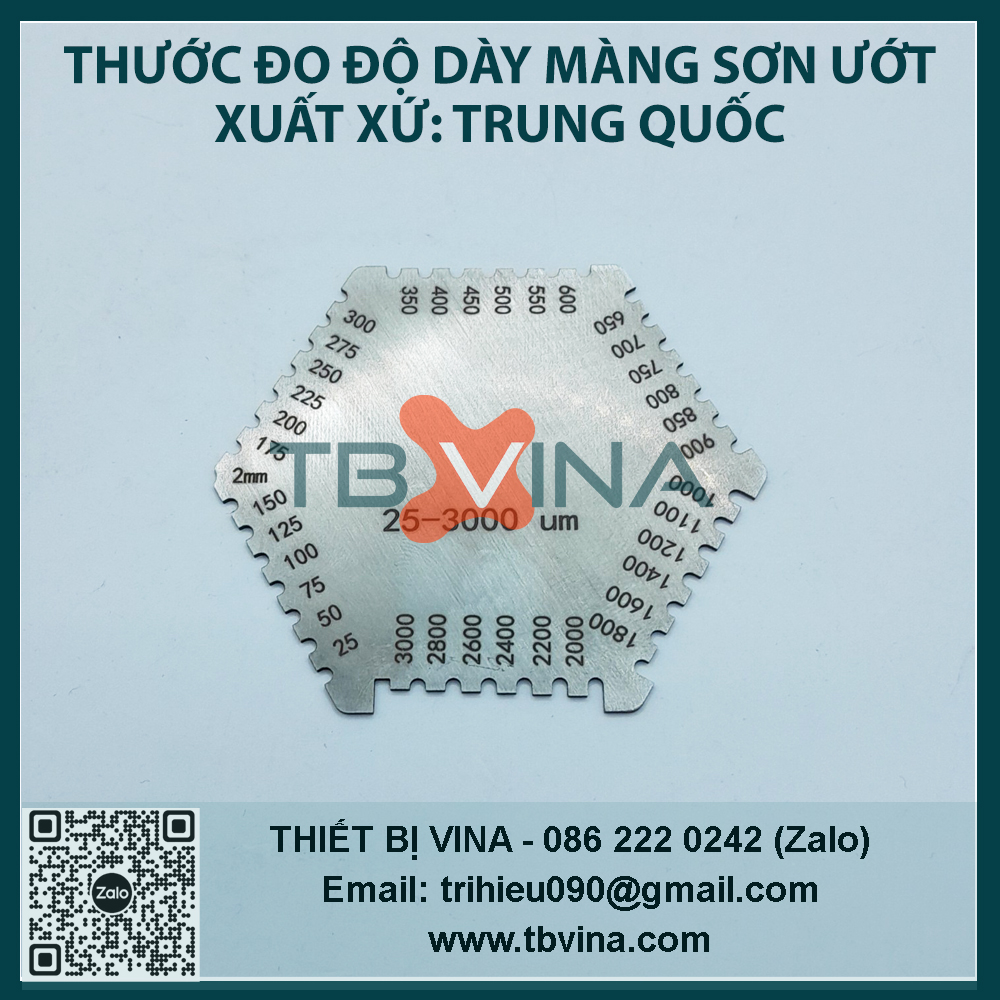 Thước đo độ dày sơn ướt