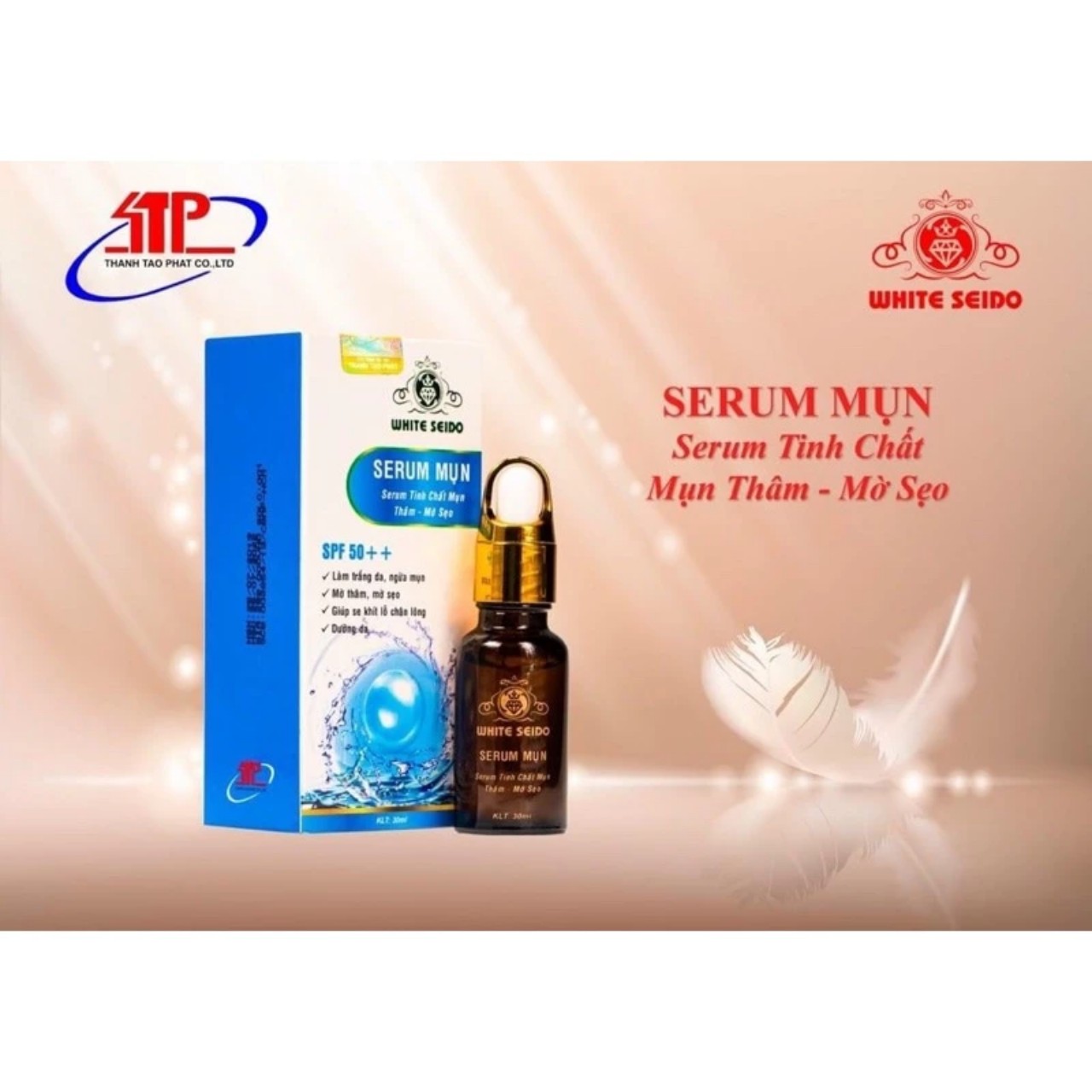 Serum white seido giảm mụn ,mờ sẹo thâm ,30ml