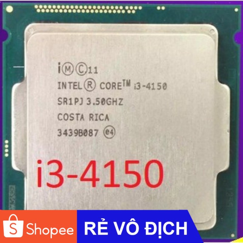 Bảng giá Bộ Xử Lý CPU Core i3 4160 Socket 1150 Phong Vũ