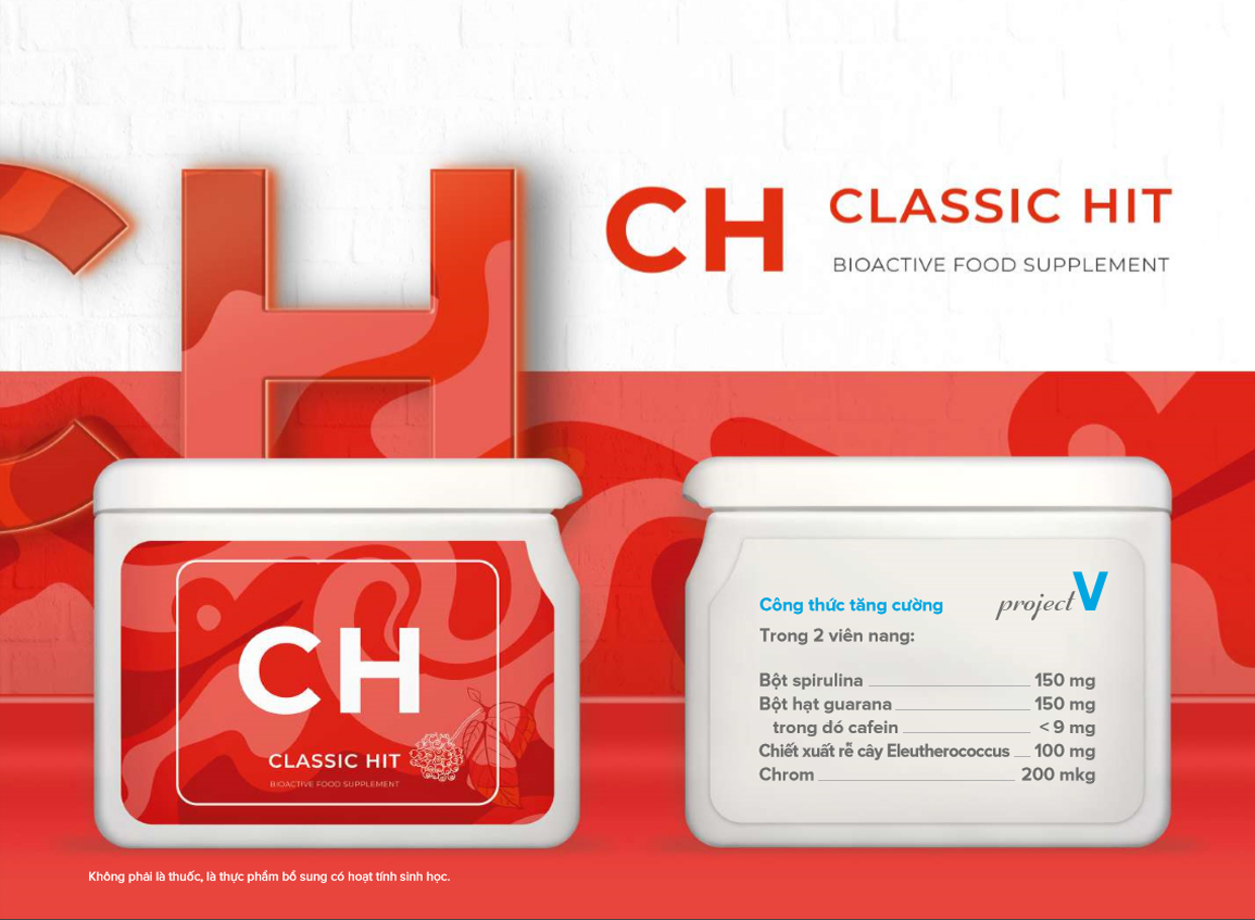 Project V - CH Chromevital bổ sung năng lượng 60V [Mẫu mới]
