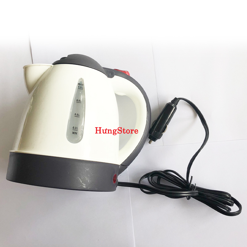 Bình đun nước  12V-24V 1L,sử dụng điện bình ắc quy