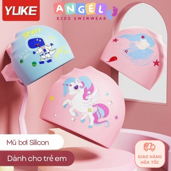 Nón bơi Silicon cho trẻ em