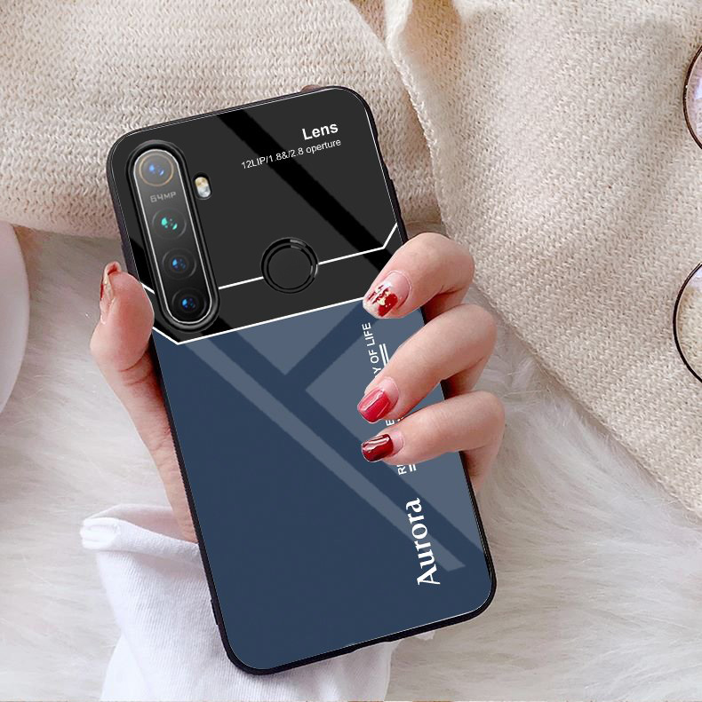 Ốp Lưng REALME Q, C3,C3I REALME 5,5I,5 PRO, 5s, 6i Mặt kính gương sáng bóng cao cấp