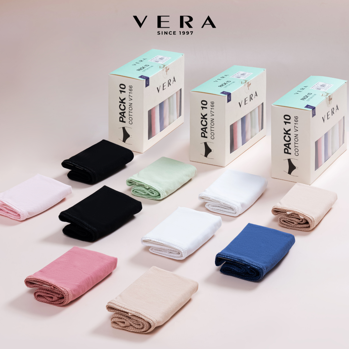 Combo 10 quần lót nữ cotton VERA V7166