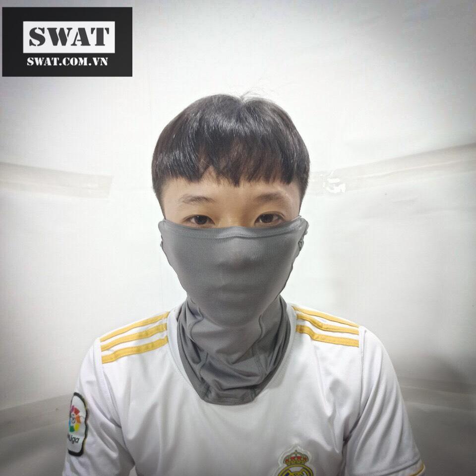 Khăn Trùm Đầu Ninja SWAT 3in1 xám