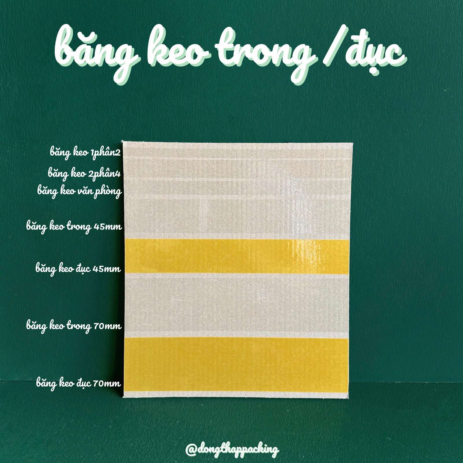 BĂNG KEO TRONG CÁC LOẠI