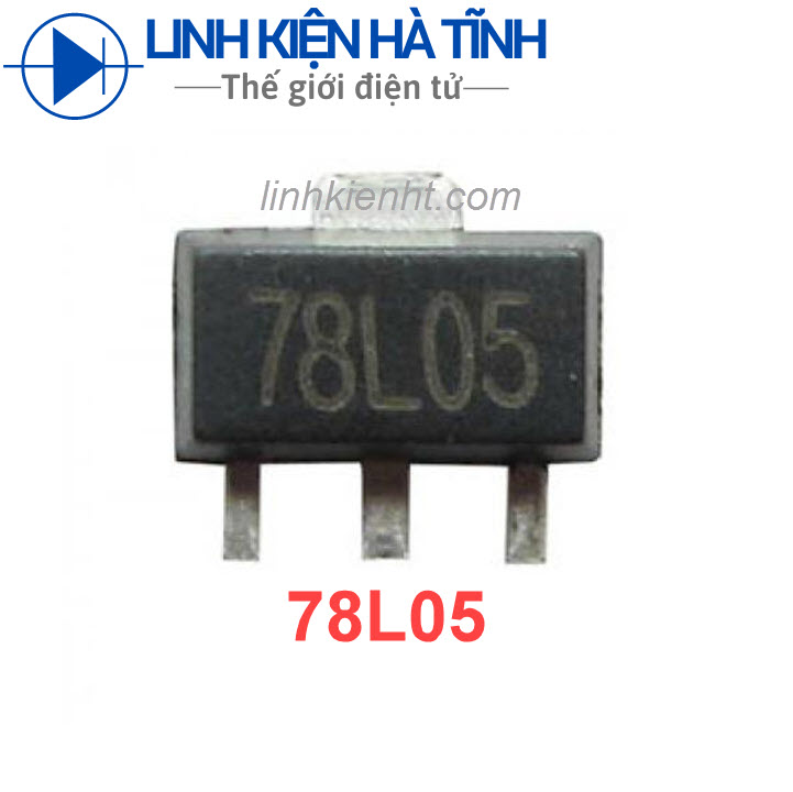 10 con ic nguồn 78l05 7805 sot89 100ma 5v