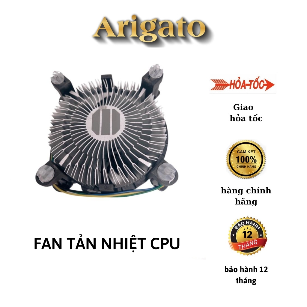 Quạt Tản Nhiệt CPU Socket 1155/1151/1150- Fan Intel Box