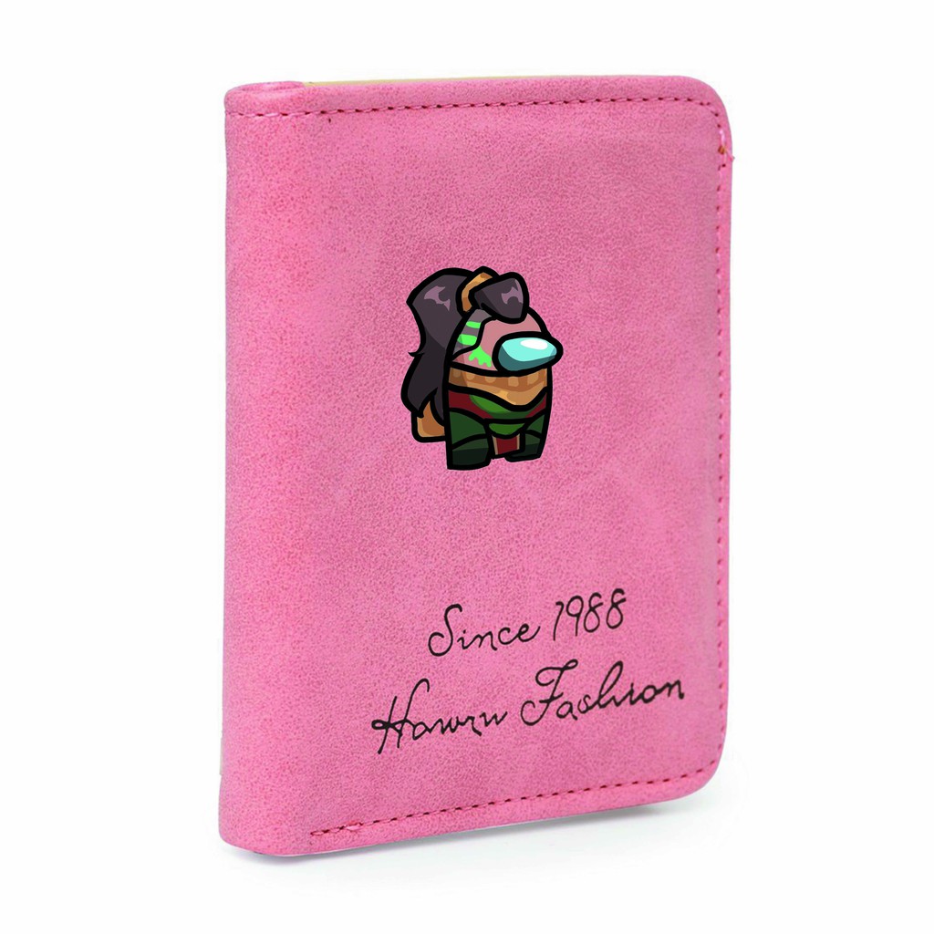 Ví ngắn cầm tay IN HÌNH AMONG US League of Legends Liên Minh Huyền Thoại game chibi đựng vật dụng nhỏ xinh xắn tiện lợi