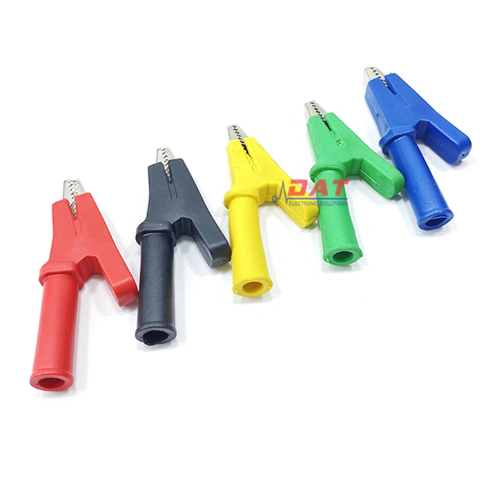 [HCM]Kẹp Cá Sấu Ra Jack Bắp Chuối 4mm