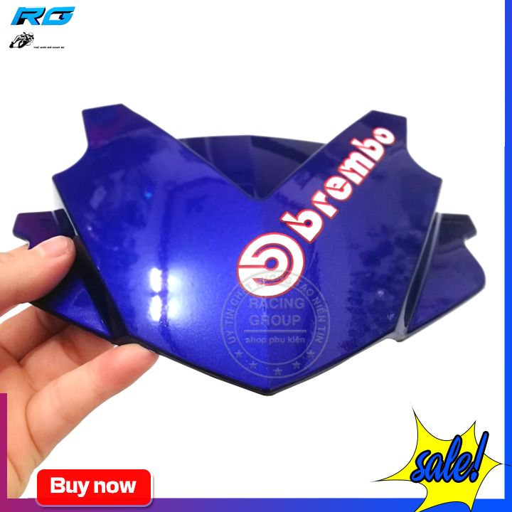 Mão đầu chắn gió xe máy cho Exciter 150  (màu xanh)