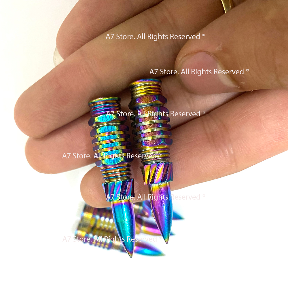 01 Ốc Chụp ĐŨA THẮNG, TĂNG SÊN Hình Tên Lữa 7 Màu