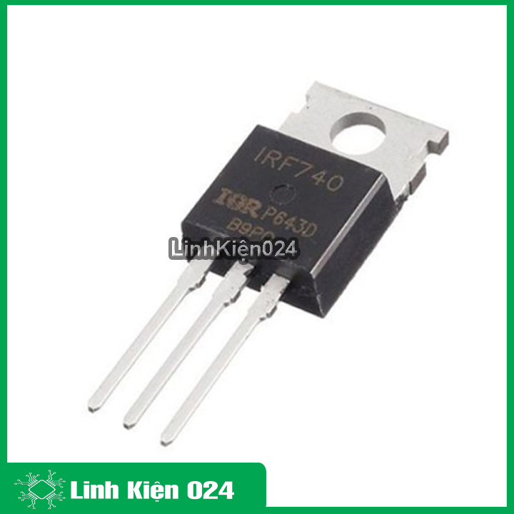 Mosfet irf740 to-220 10a 400v n-ch