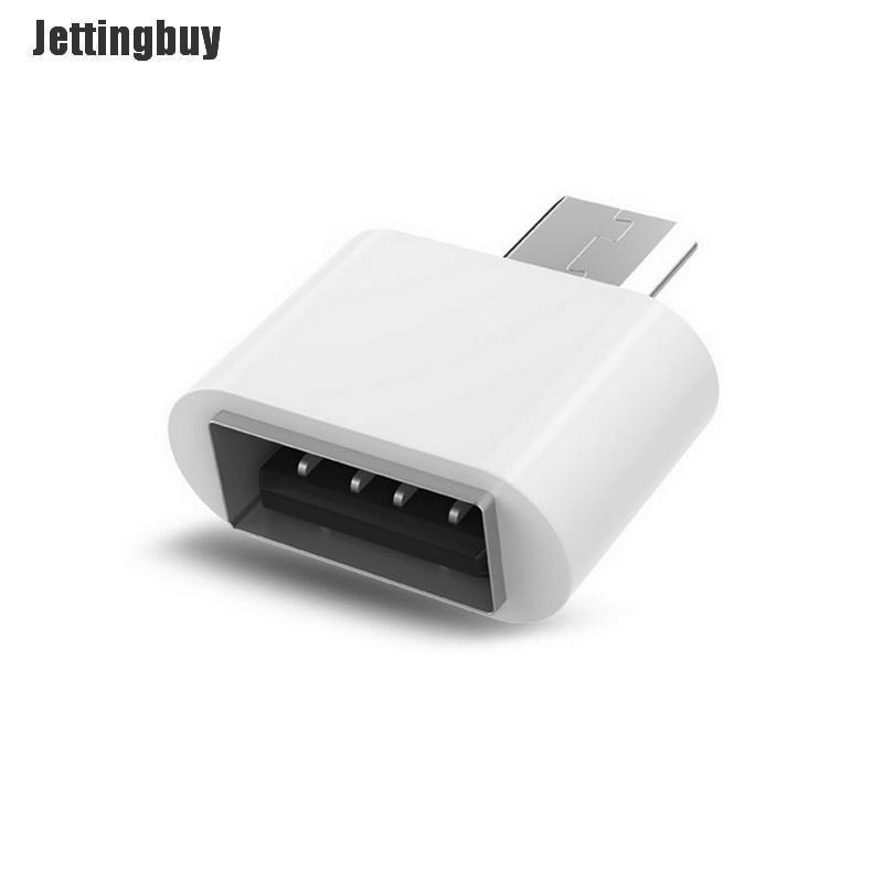 Jettingbuy 2pcs Micro USB Male To USB A 2.0 Adaptador OTG Convertidor Adapter Converter Black