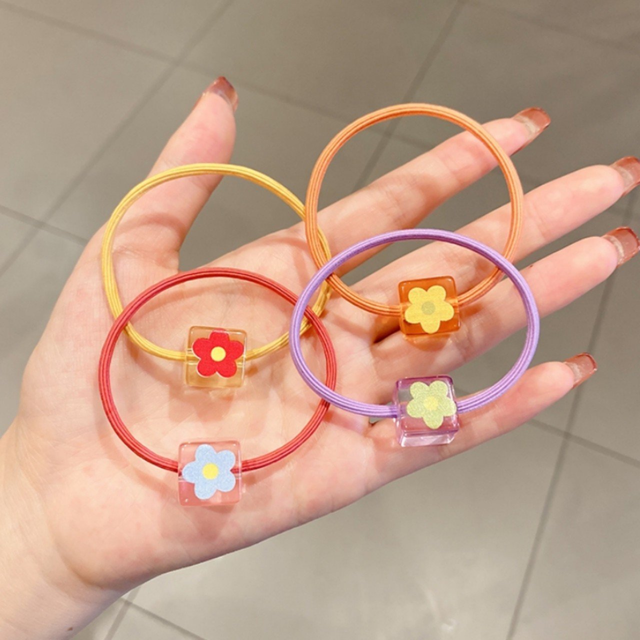 COMBO 02 THUN CỘT TÓC ĐÁNG YÊU CHO BÉ