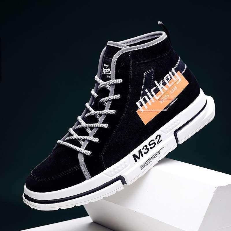 Giày sneaker phản quang Hot Trend 2022 (M02) (Đen)