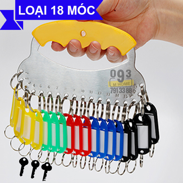 Móc Chìa Khóa Thông Minh Bóp Treo Chìa Khóa Hộp Đựng Chìa Khóa 18 cái 28 cái Móc Treo Kèm Thẻ Ghi Nhớ, Tay Cầm Giữ Chìa Khóa