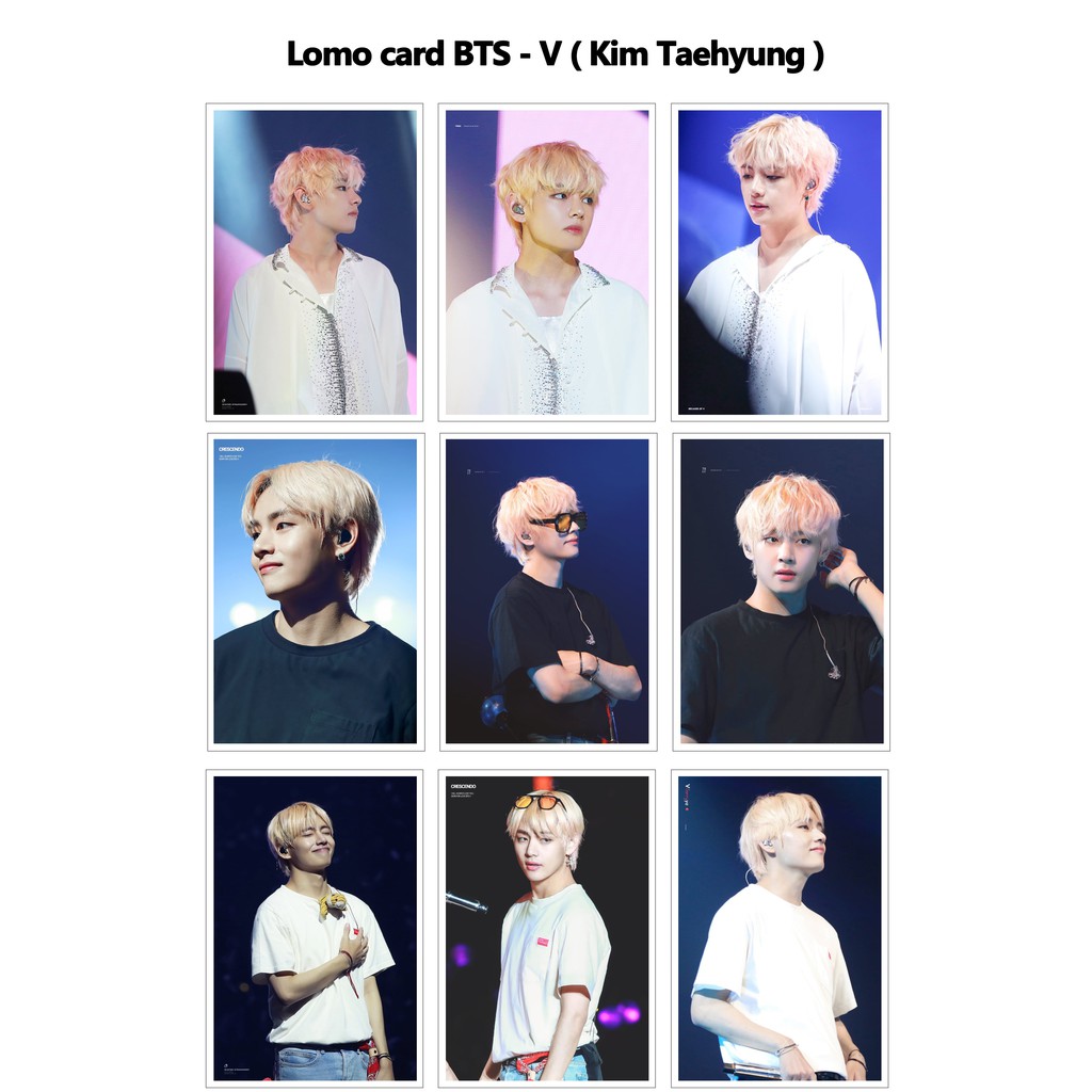 Lomo Card Ảnh BTS - V ( 36 ảnh )