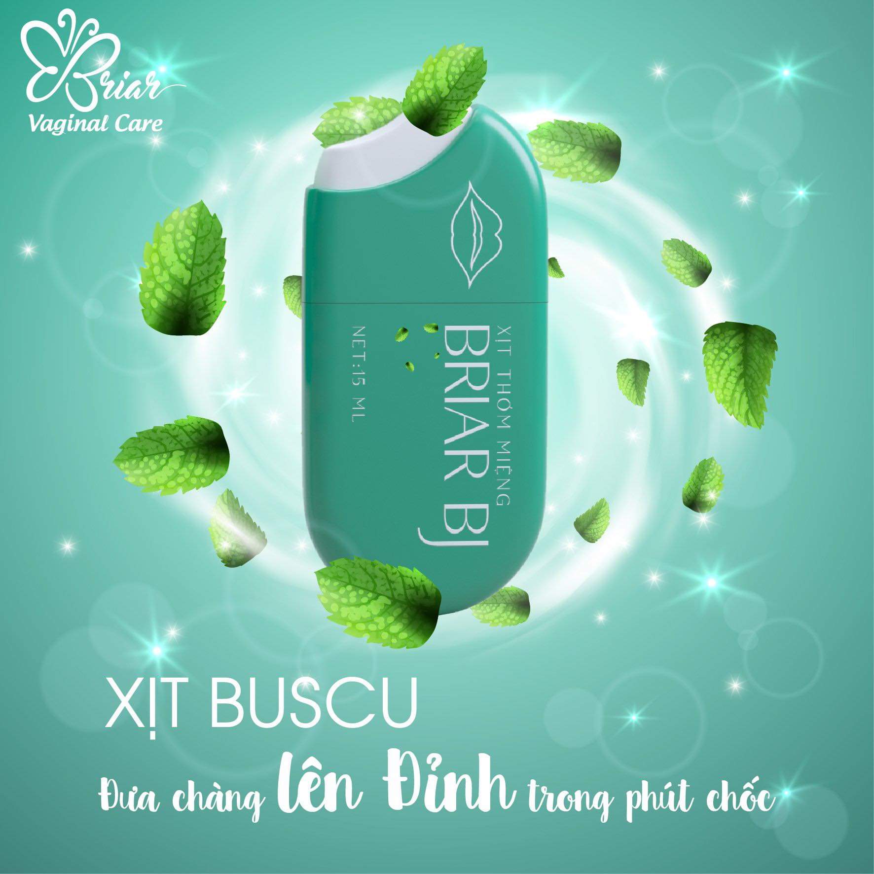 [HCM][HÀNG CHÍNH HÃNG] Xịt thơm miệng Briar BJ