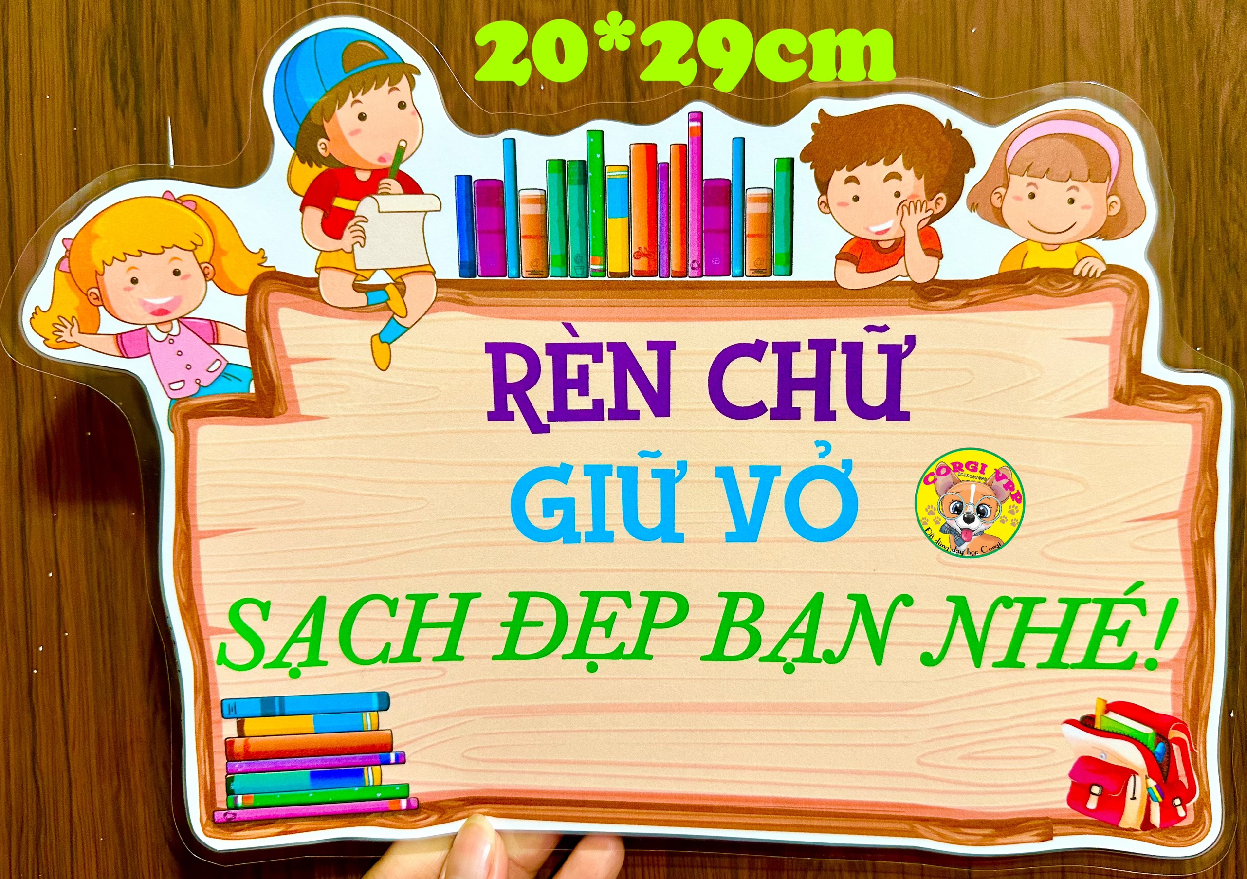 Khẩu Hiệu Trang Trí Lớp - Đồ dùng dạy học Corgi