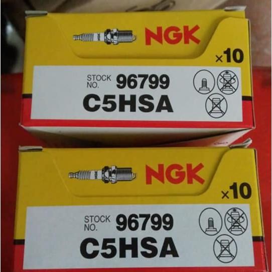 BUGI NGK C5HSA lắp cho xe Dream - Wave ( CHÂN NGẮN ) và dùng được cho xe Cup
