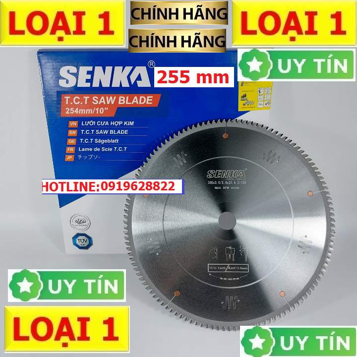 Lưỡi cắt nhôm hợp kim senka 255