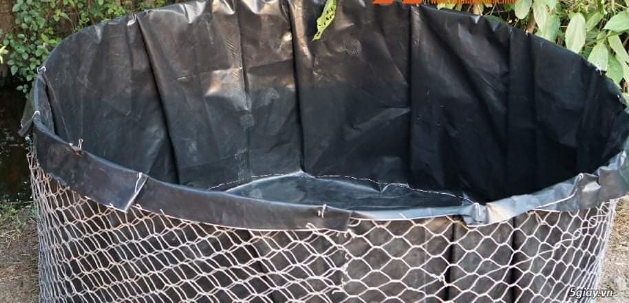 Bạt lót hồ HDPE dày 0.5mm khổ 5m