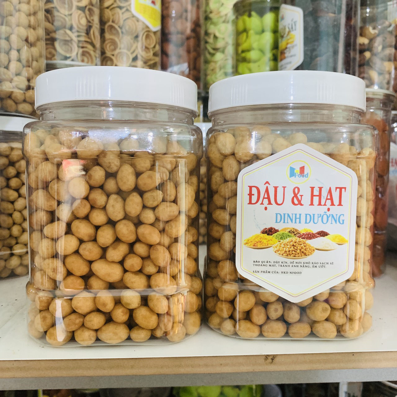 ĐẬU PHỘNG DA CÁ NƯỚC CỐT DỪA HŨ 500Gram
