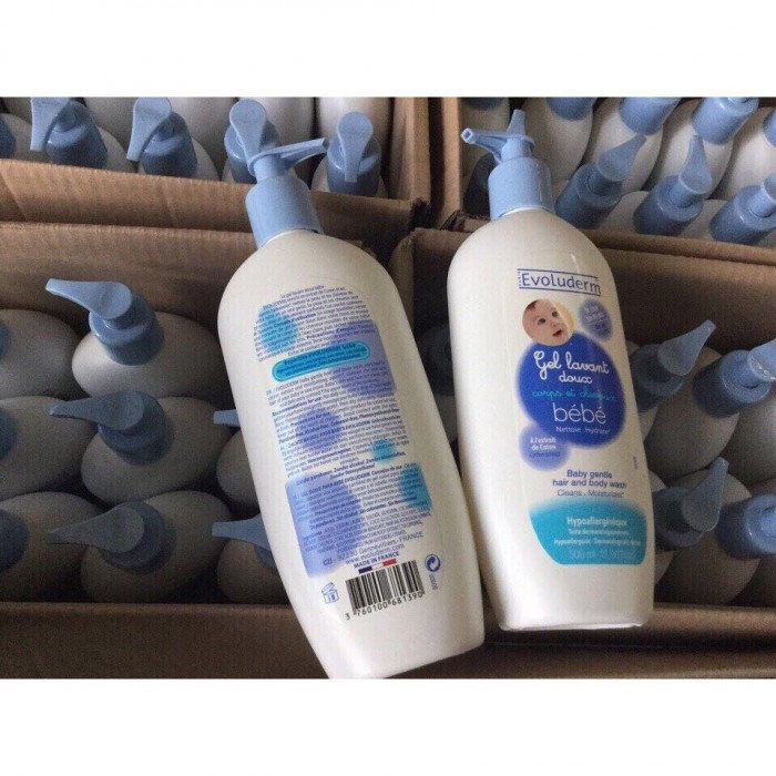 Sữa Tắm Gội Cho Bé Evoluderm 500ml Của Pháp