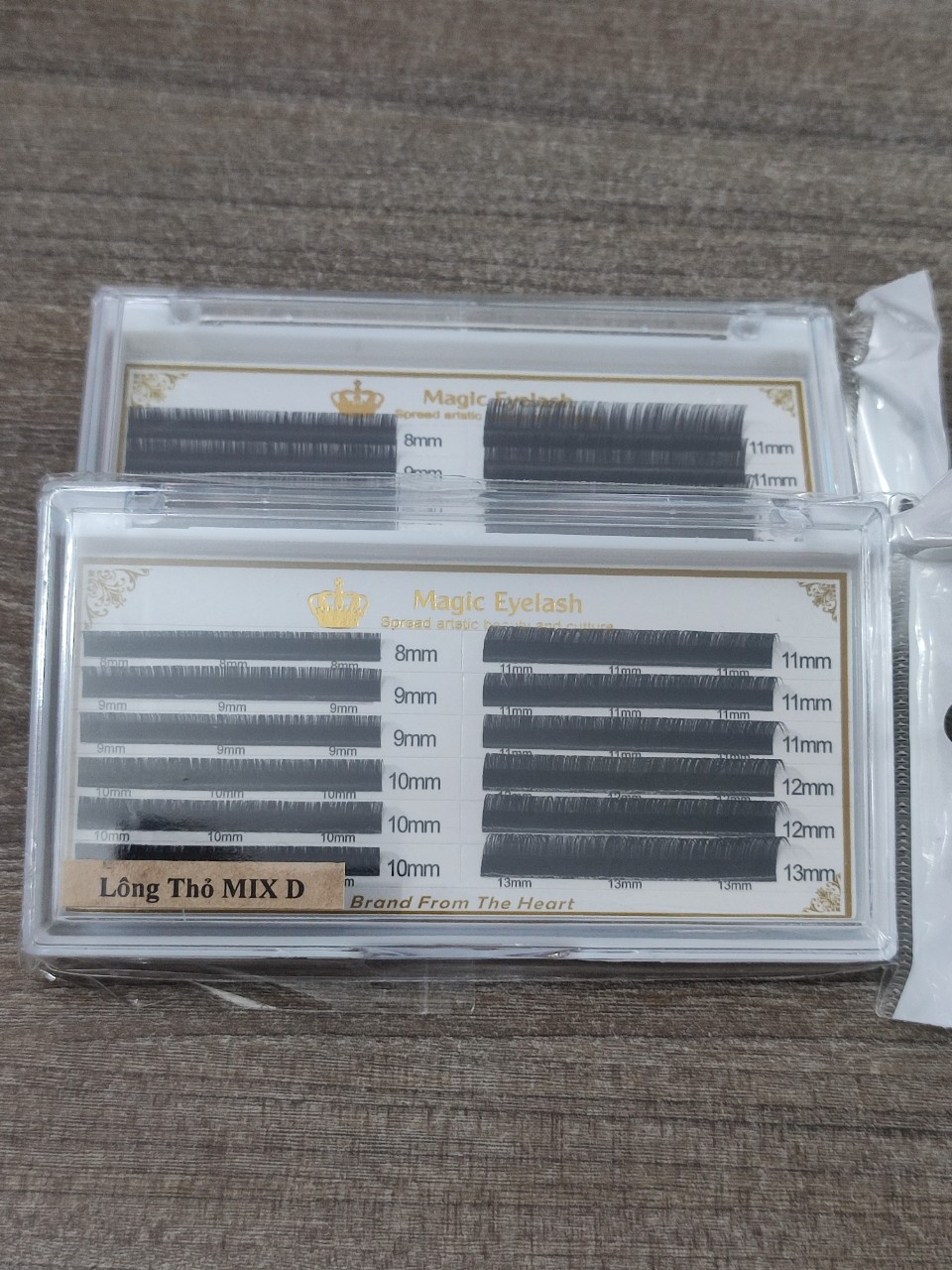 Mi lông thỏ siêu mềm siêu mịn mix size 8-13 mm Cong C,CC,D,J