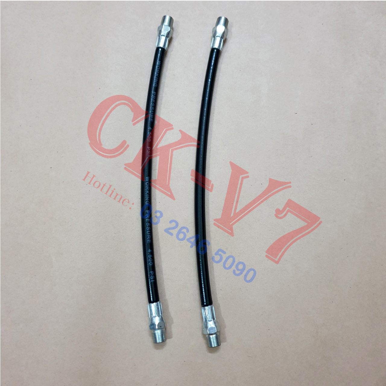 Ống dây dẫn bơm mỡ bò mềm áp lực cao M8x250