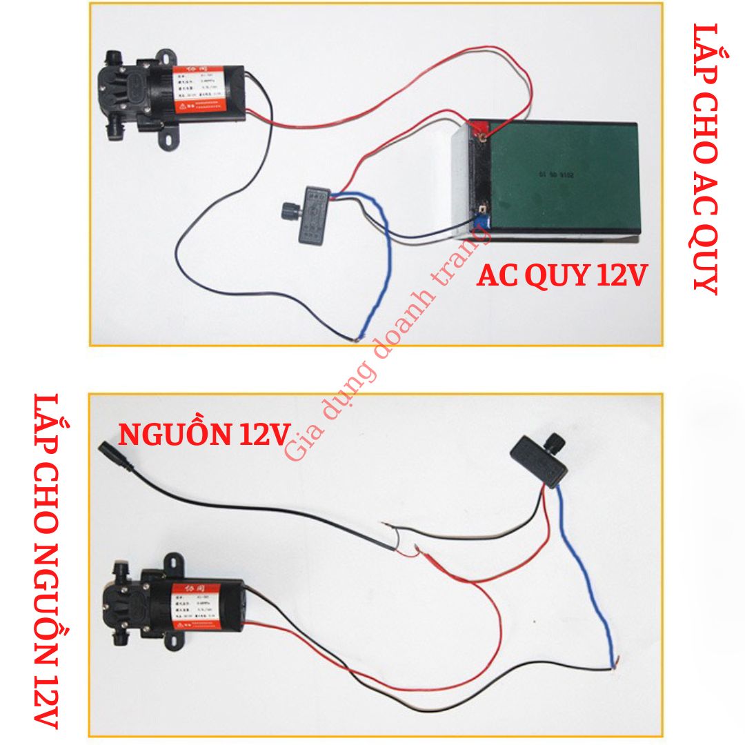 Điều tốc 12v - 10a, Chiết áp điều tốc 12v chỉnh tốc độ máy bơm mini 12v