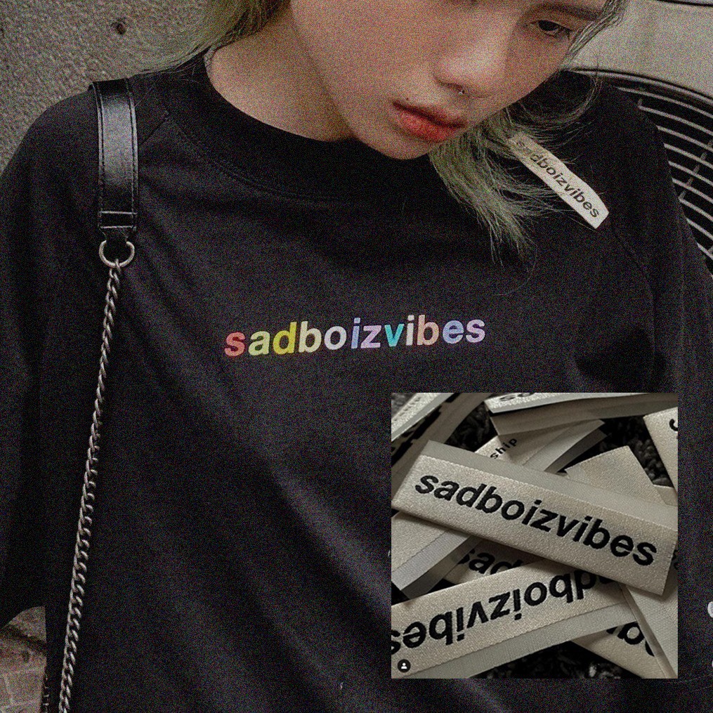 Áo thun sadboiz sadboizvibes black!