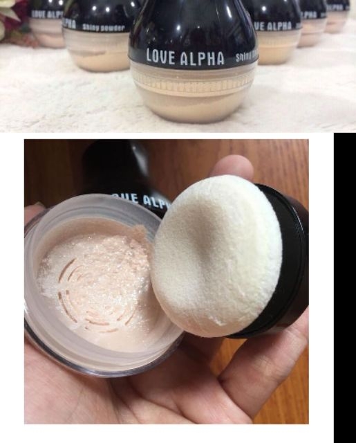 Phấn phủ bột ngọc trai có nhủ bắt sáng Love Alpha