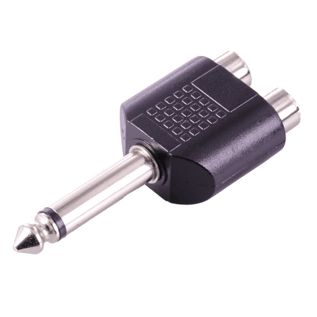 [HCM]Jack Chuyển 6.5mm Ra 2 Chân Bông Sen Cái