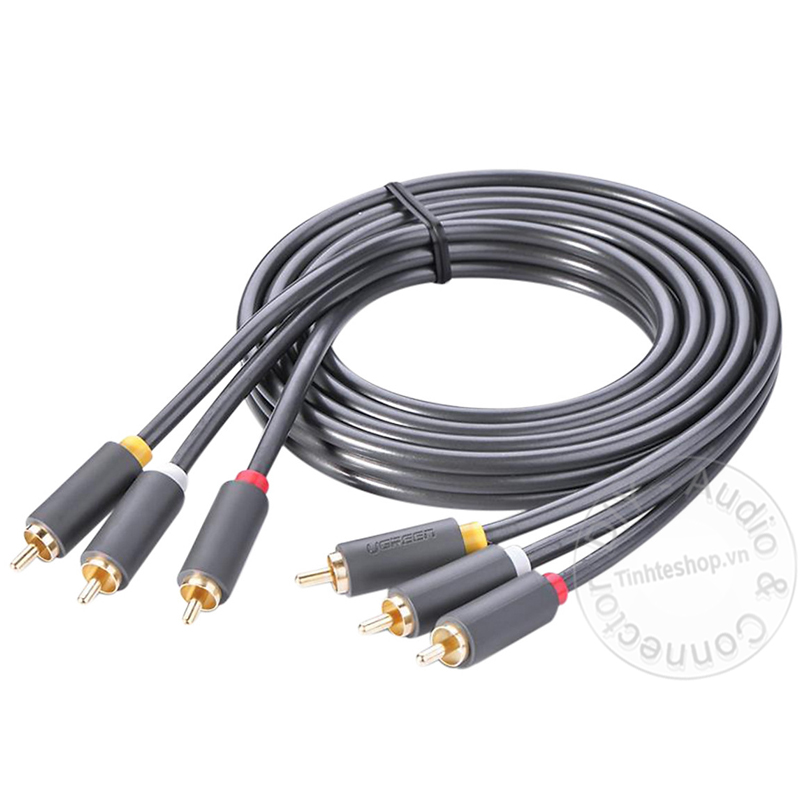 Cáp AV 3 đầu 1.5M đến 5M Ugreen AV105 - Dây RCA 3 ra 3