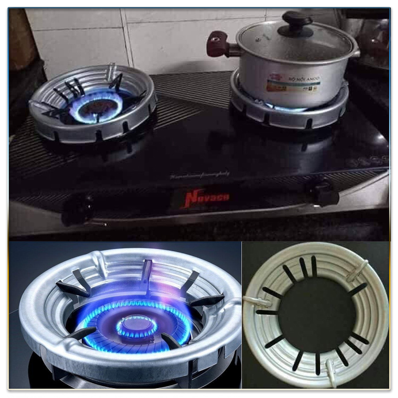 Combo 2 Kiềng Chắn Gió - Kiềng Bếp Ga - Kiềng chắn gió bằng thép không gỉ dùng cho bếp gas tiết kiệm gas - Kiềng chắn gió tiết kiệm gas