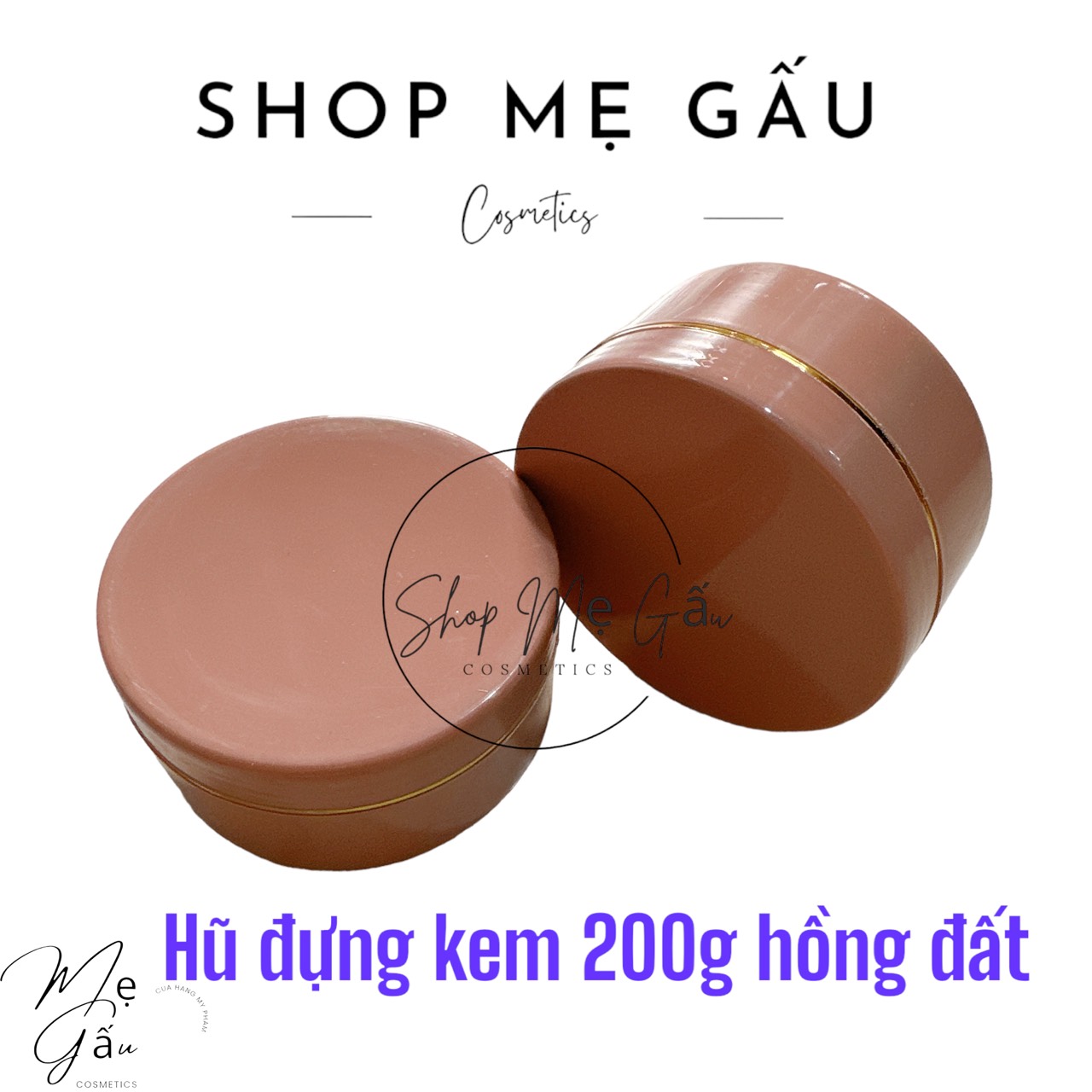 Lẻ 01 hũ đựng kem 200g(nhiều màu)