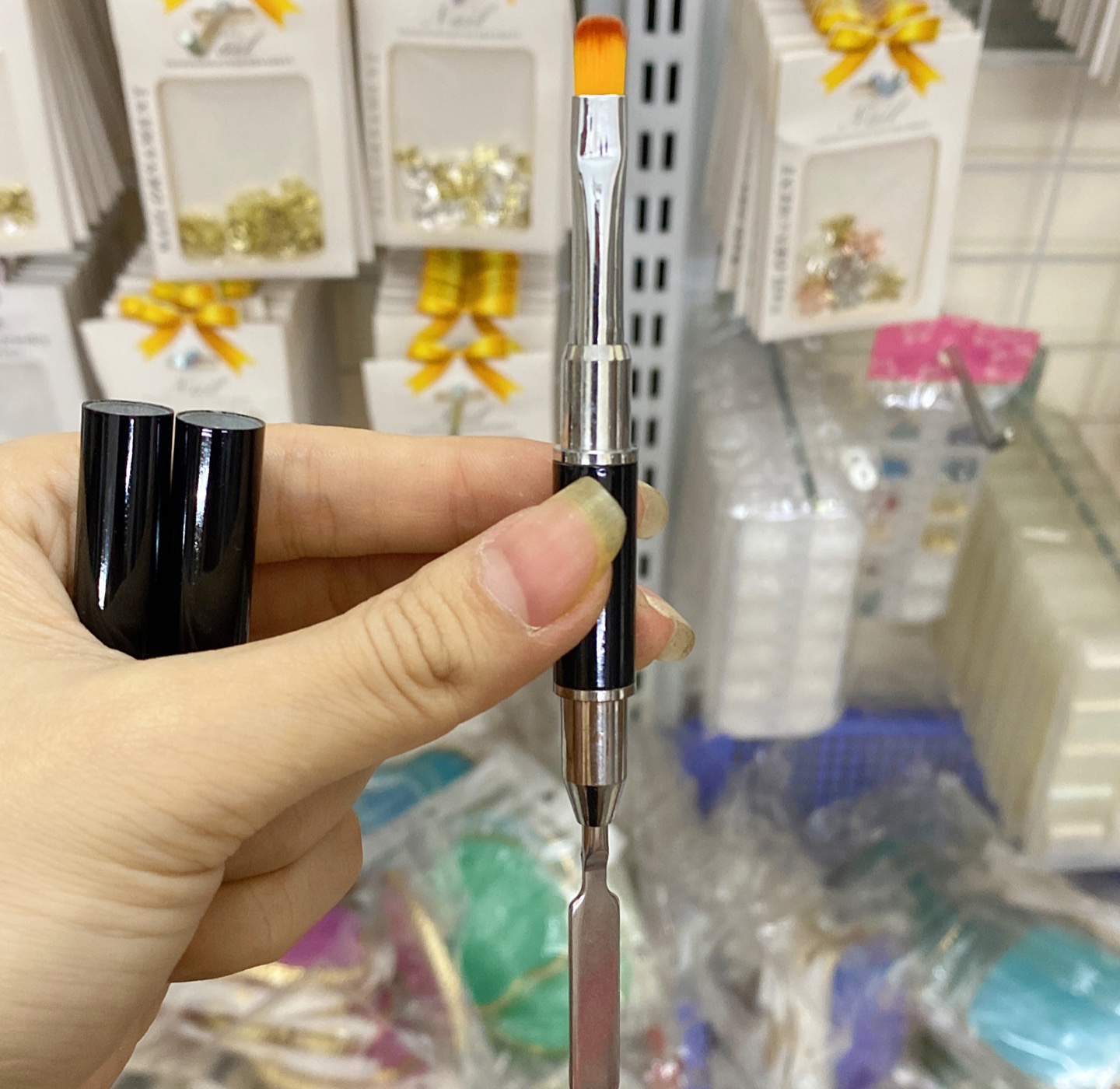 Cọ Đắp Gel 2 Đầu, Cọ Tán Gel Gôm - Sugar Nails