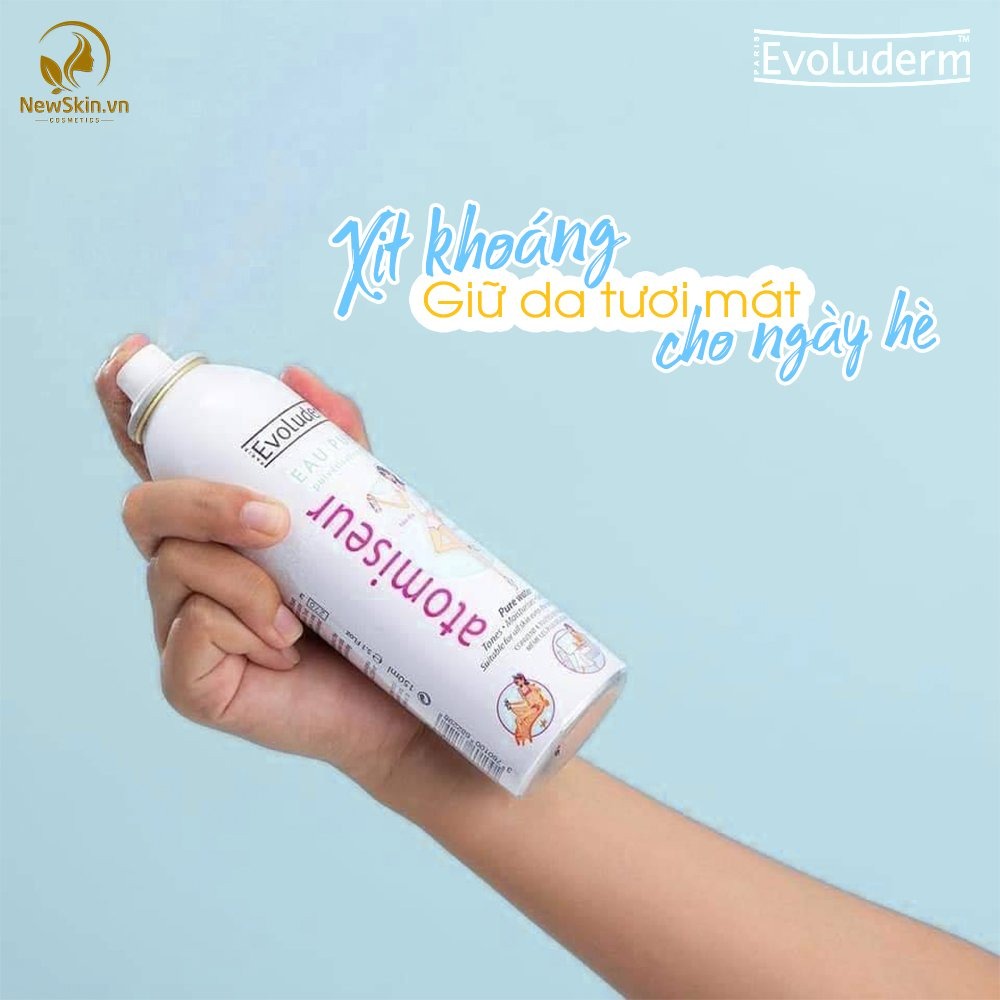 Xịt Khoáng Evoluderm Cấp Ẩm Làm Dịu Da